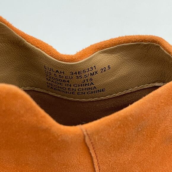 Calvin Klein Lulah Open Toe Bootie Style Zipper 4" Clear Block Heels 34E5331 - Picture 10 of 16